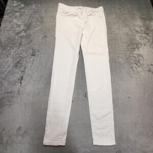 DENIZEN Jeans Womens 27 White Jegging Slim Light Wash Stretch 5-Pocket
